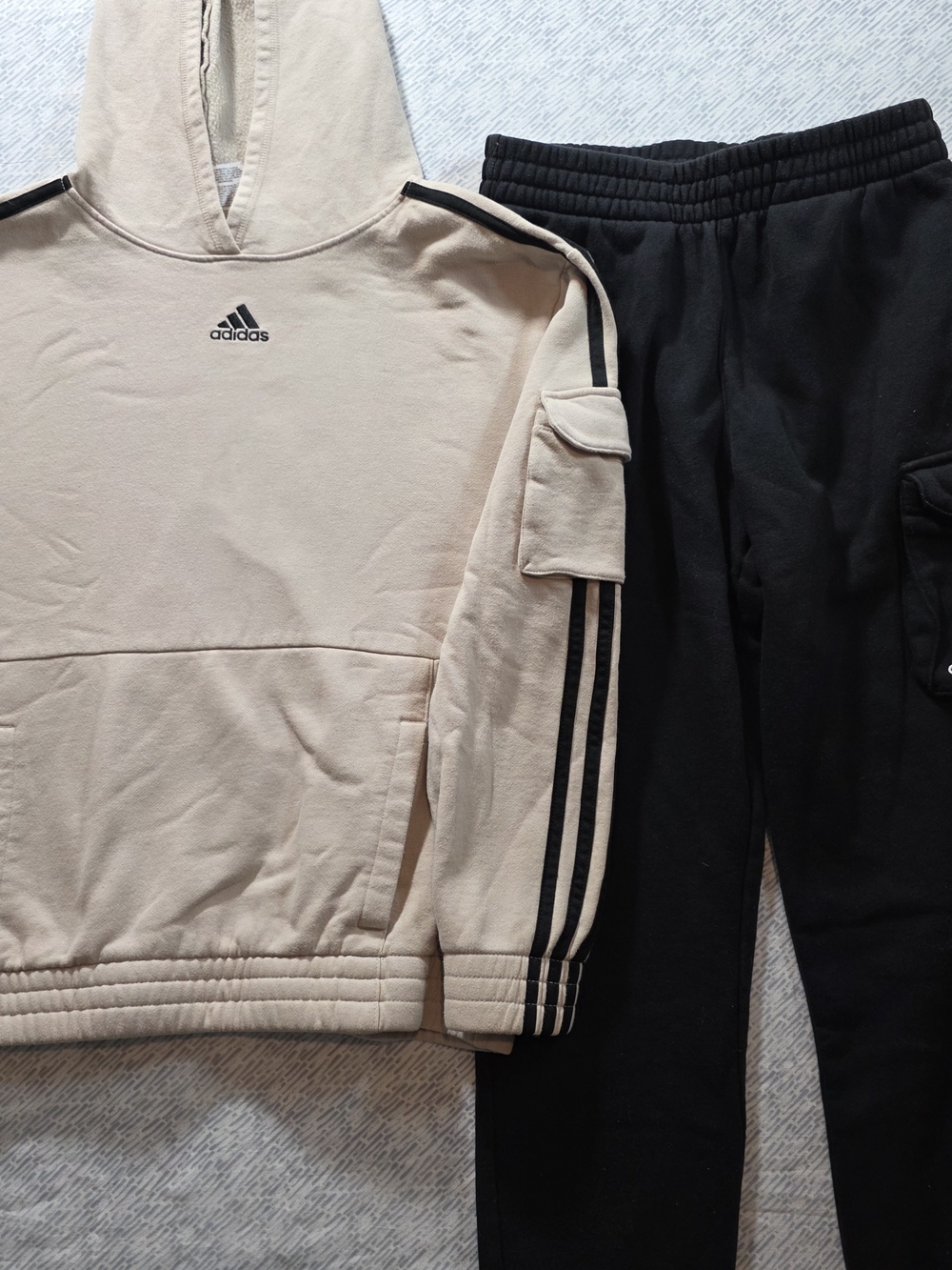Adidas Youth Cargo Jogger & Hoodie Bundle
